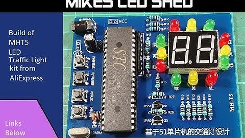 Kit build of a AliExpress MHT5 Traffic Light Controller