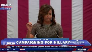 FNN: Michelle Obama Campaigns for Hillary Clinton in Phoenix - FULL SPEECH