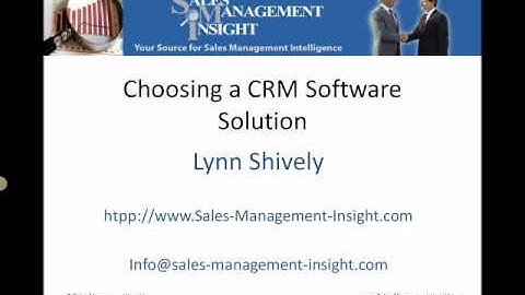 Choosing The Right CRM Software
