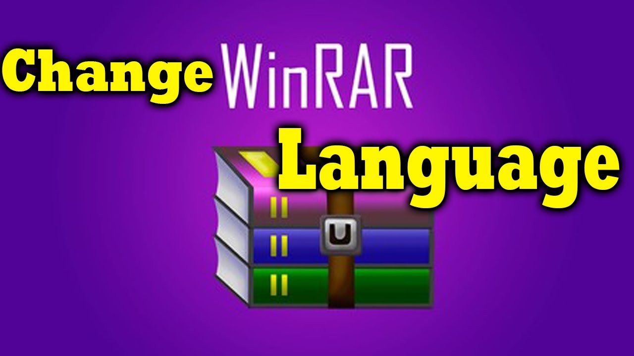 how to change language in winrar