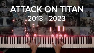 Epic Attack on Titan Piano Medley (2013 - 2023) | Anime Finale Tribute