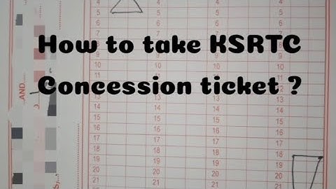 How to take KSRTC pass/concession ticket malayalam#ksrtc #KSRTC#concession#video#viral#kerala bus