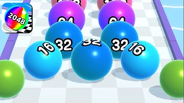 Ball Run 2048 - All Levels Gameplay Android, iOS ( Levels 1 - 22 )