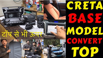 CRETA BASE MODEL CONVERTED INTO TOP MODEL | CRETA MODIFICATION | EXTERIOR | STEREO | Rahul Singh