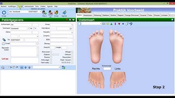 PodoFile - Voorbereiding E-declareren en Declareren in 2015:  stap 2 (van 6)