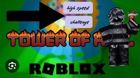 Playing Roblox tower of hell high speed challenge and I screamed Alot 