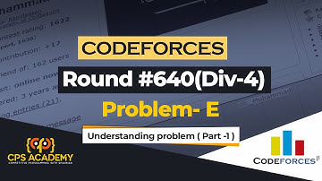 Codeforces Round #640 (Div. 4) Understanding problem E