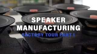 Gallien-Krueger Factory Tour Part 1: Speaker Manufacturing