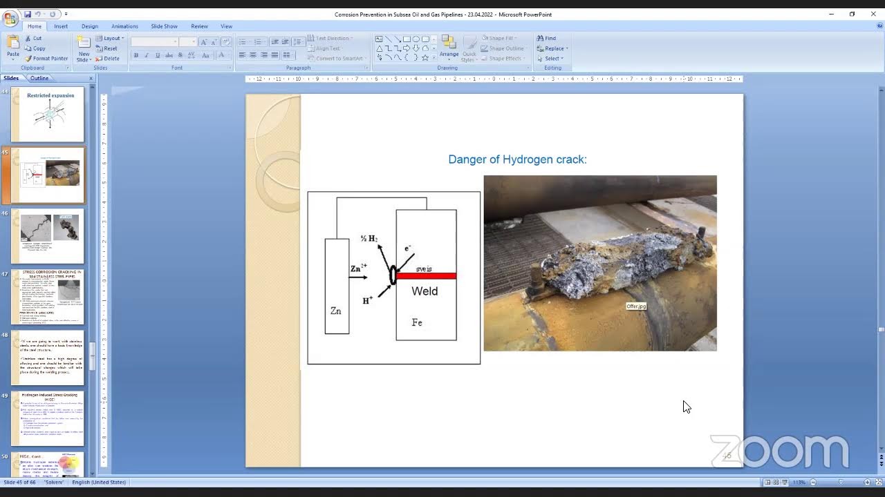 Corrosion Prevention in Subsea Oil and Gas Pipelines - Dr. S. M. Ganesan