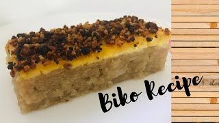 BIKO WITH SPECIAL YEMA | BAKED BIKO | HOW TO COOK