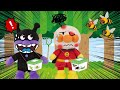 アンパンマンが虫取りに出かけたら蜂が追いかけてきて大騒ぎ！ アンパンマンアニメ anpanman toys cartoon