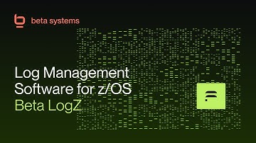 Beta LogZ – Log Management Software for z/OS | Beta Systems