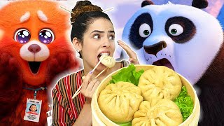 COMIDINHAS DE FILME: PÃO CHINÊS de RED, KUNG FU PANDA e BAO | Paula Stephania