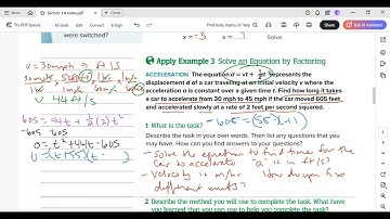 Quadratic Functions Section 3.4 notes