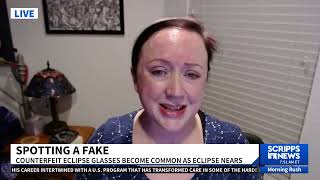 Morning Rush - Eclipse glasses - How to spot a fake -  Dr  Angela Speck -  2024 04 01 by AAS Solar Eclipse Task Force 234 views 1 month ago 4 minutes, 37 seconds