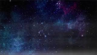 Night sky stars falling animated video background