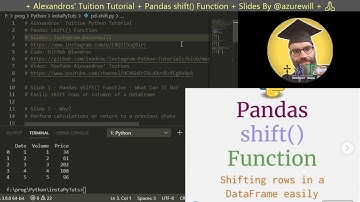 Pandas shift() Function