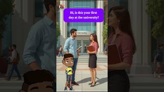 First Day At University Or College Beginners English Dialogues