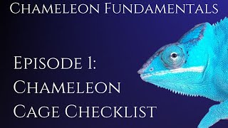 Comprehensive Chameleon Cage Checklist!