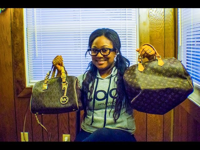 Louis Vuitton Speedy 35 vs. Michael Kors Grayson! 