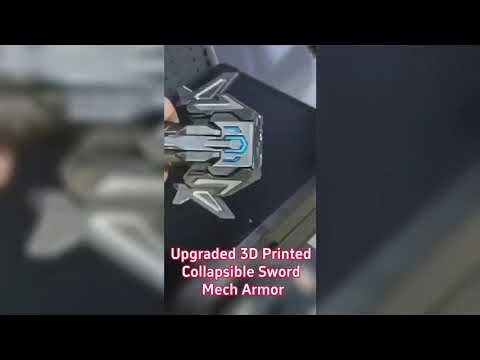 Double-headed 3D Printed Sword with Phantom Black Blade