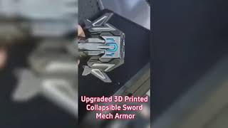 3D Printed Collapsible Sword with Adjustable Handle - Upgraded Version