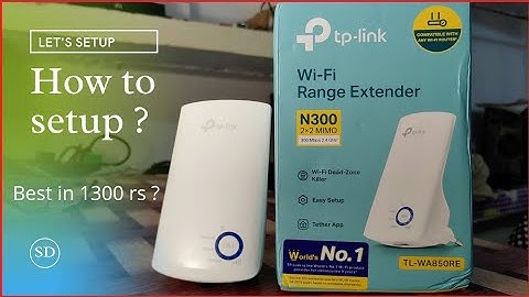 How to setup TP Link wifi range extender using App | WiFi Repeater | Signal booster | Tether App