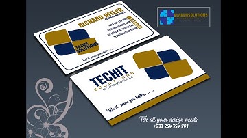 DESIGN AND PRINT YOUR OWN BUSINESS CARD USING PHOTOSHOP CS6