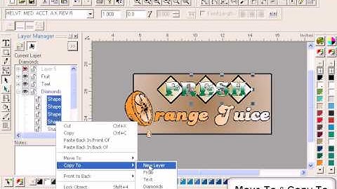Using Layers - Context Menu