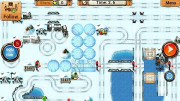 Rail Maze 2 Zigzag Track Gameplay - Train Puzzle Game - Android Gameplay #2151