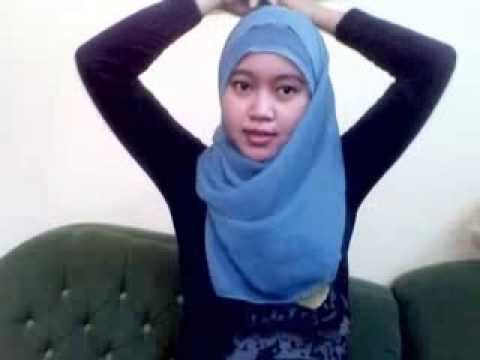 Tutorial Hijab Paris Segi Empat Simple - YouTube