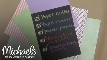Paper Crafting 101: Basic Tools | Ideas for Papercrafting | Michaels