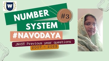 JNVST Questions (2007-2023)/Part-3/Previous years