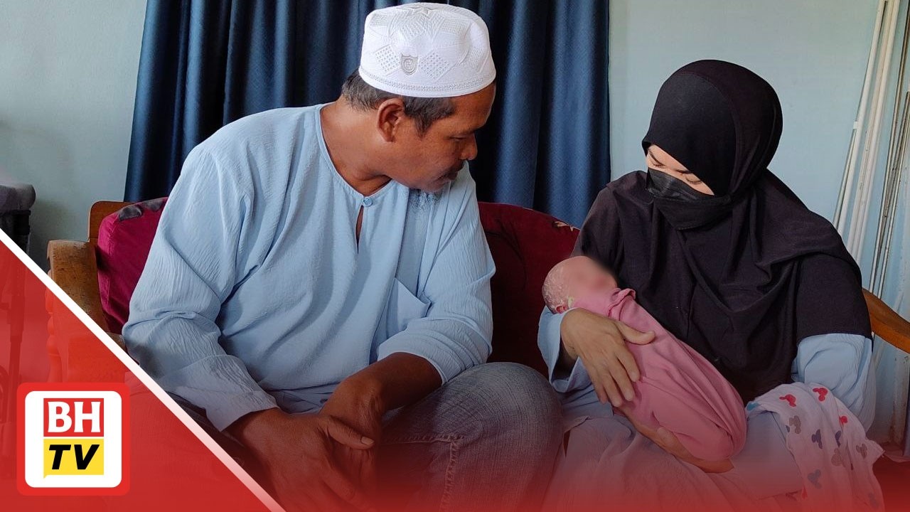 Timang anak pada 1 Ramadan selepas menunggu 21 tahun