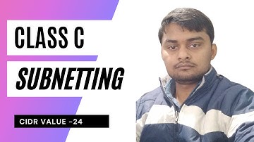 Class C Subnetting at CIDR Value 24 | Step By Step Full Tutorial - Techn Trainer