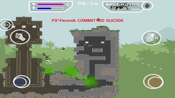 Da2 mini militia: Blood vs F3 clanwar (deleted video)