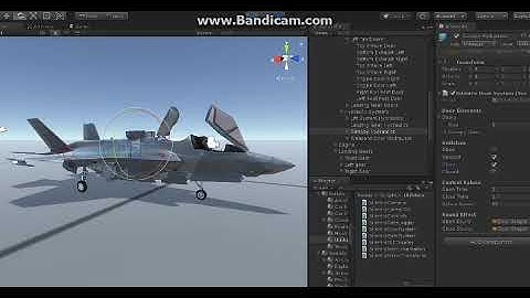 Silantro Unity3d Flight Simulator : Hydraulic Door System