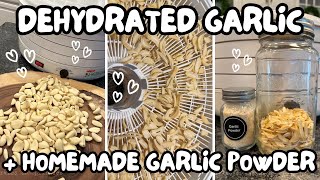 Dehydrated Garlic Homemade Garlic Powder