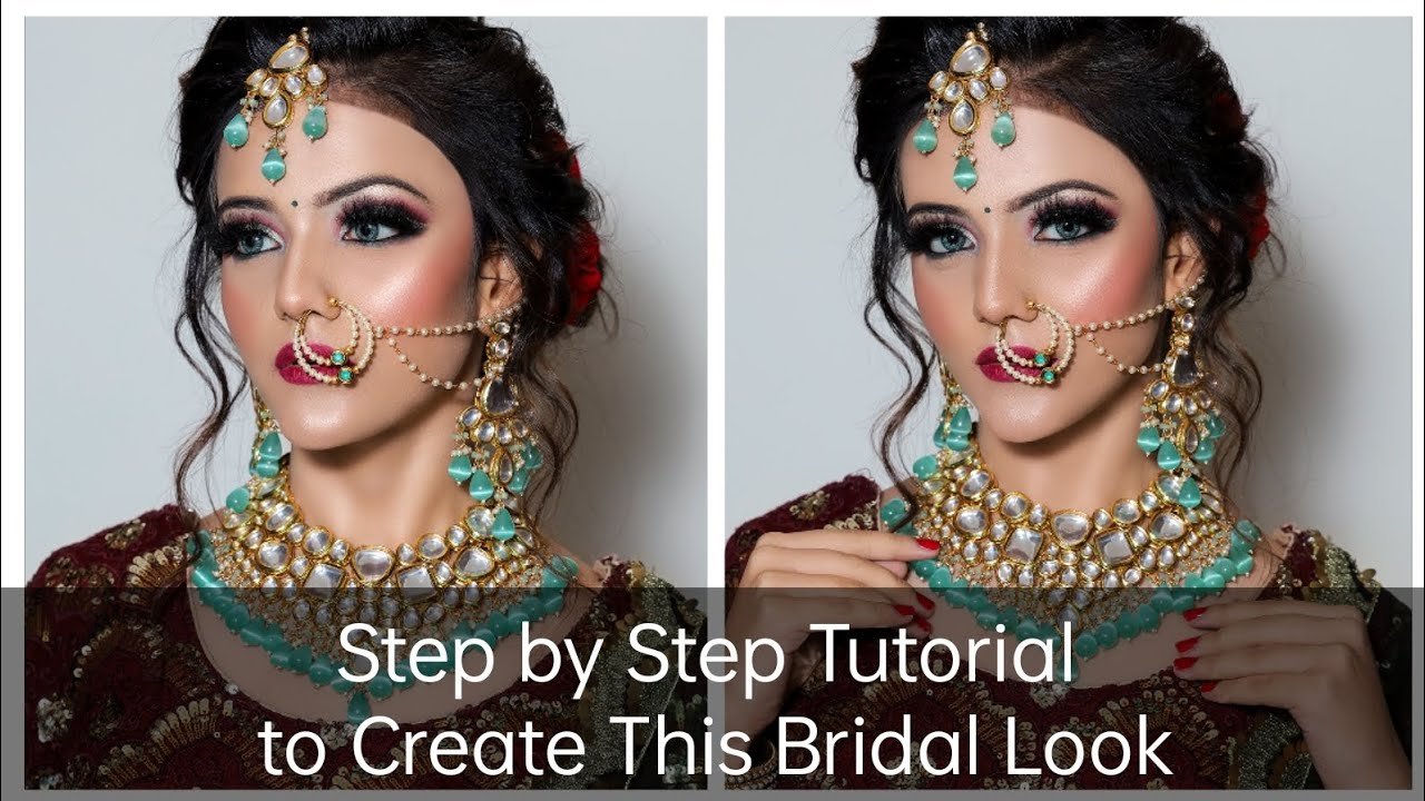 how-to-do-bridal-makeup-step-by-step-youtube