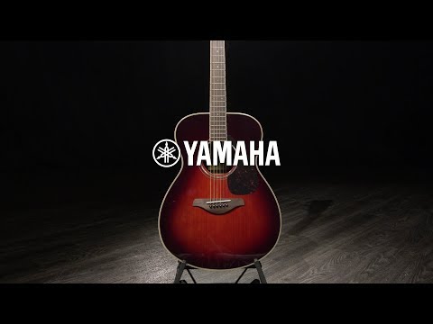 Yamaha FS830 Acoustic Guitar, Tobacco Brown Sunburst | Gear4music demo