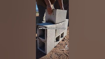 Building A Two Burner Rocket Stove Using Cinder Blocks #offgrid #diy #cooking