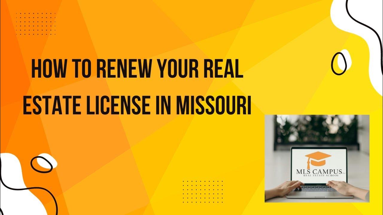 How To Renew Your Real Estate License In Missouri YouTube