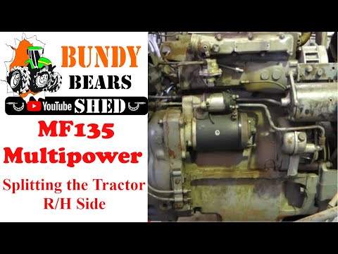 How to Split your Tractor # 2 Massey Ferguson 135 Multipower the Right Hand Side