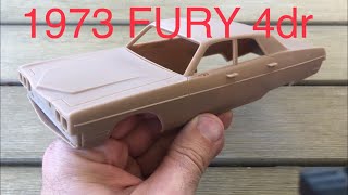 Too Many Projects - Unboxing Resin kits: TMP 1973 Fury 4dr Sedan High Resolution Brown Resin