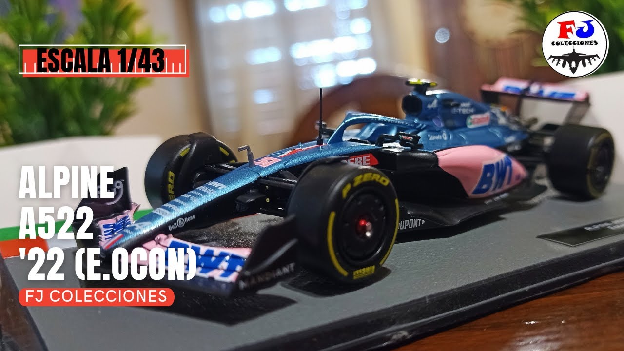 L'Alpine A522 F1 d'Esteban Ocon à petit prix chez Leclerc en miniature Solido 1/18