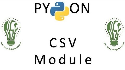 Built-in Modules in Python | CSV Module in Python