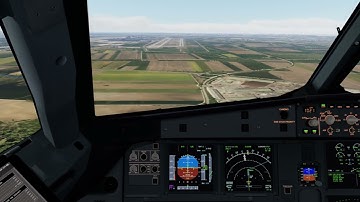 POV Landing in Munich Airport Airbus A320 Lufthansa | FSLabs A320 P3D