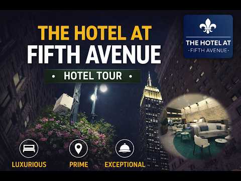 [4K] Hotel Tour | 🇺🇸 NEW YORK,  The Hotel at Fifth Avenue 2025 Review