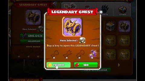 Dungeon Rampage - Open Legendary Chest [Chef]