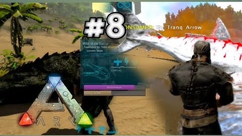 "High Level Sarco Tame in Ark Ultimate Mobile Edition 🔥 | Fast & Easy Method!"
